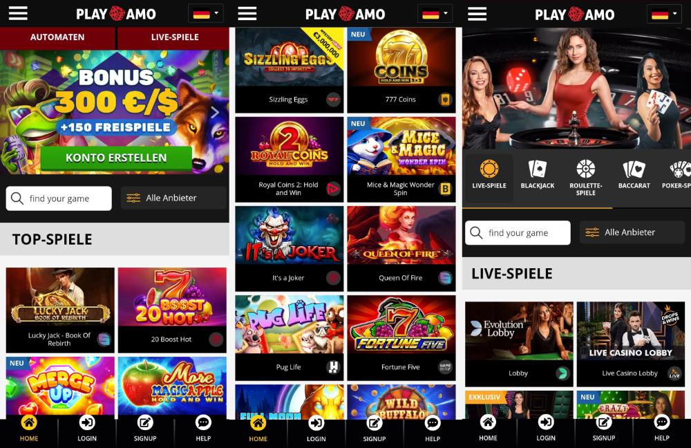 PlayAmo Casino App