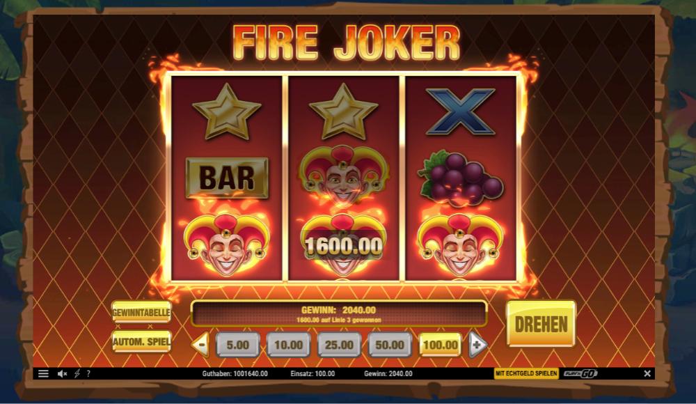 Fire Joker Online-Spielautomaten