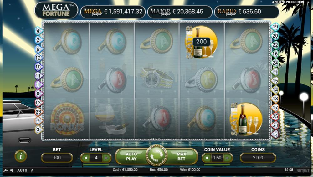 Mega Fortune Online-Spielautomaten
